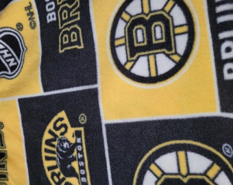 Boston Bruins Fleece Fabric: NHL Licensed Material