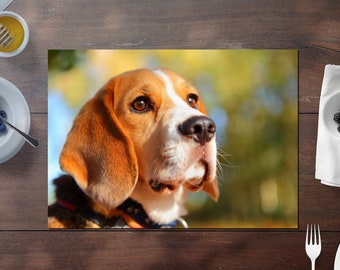 Laminated Placemat Beagle dog A3 Size Washable Table Decor