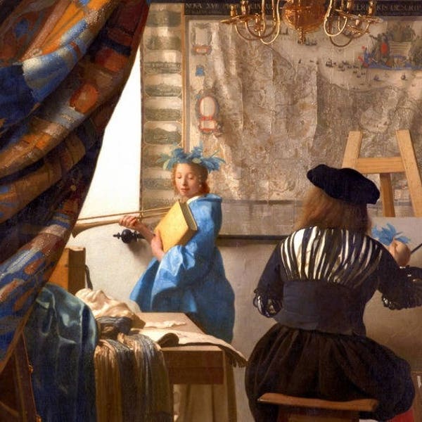 Set de table plastifié Vermeer L'Art de la peinture