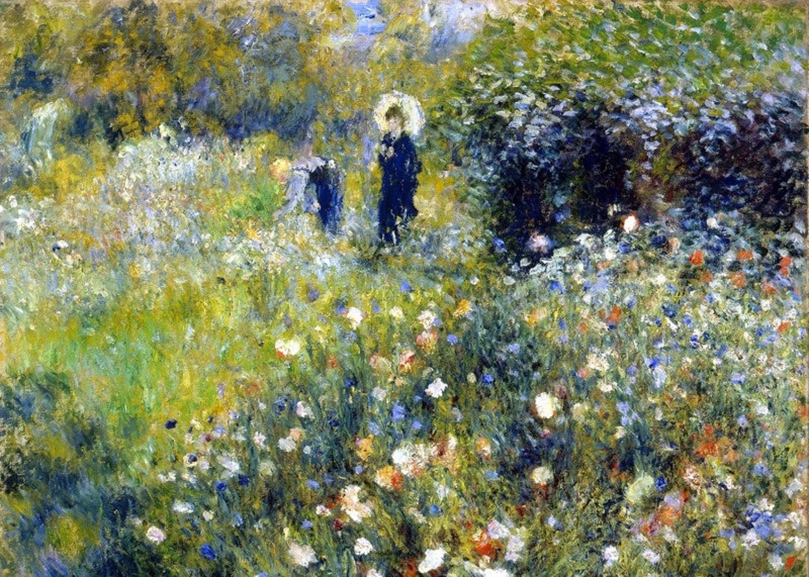 Огюст ренуар зонтики картина