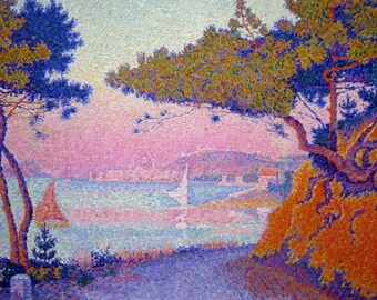 Laminated placemat Signac "Golfe Juan"