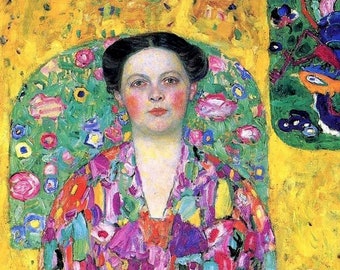 Original plastic placemat Klimt Portrait of Eugenia Primavesi