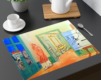 Raoul Dufy plastic Placemat "The Artist's Workshop"