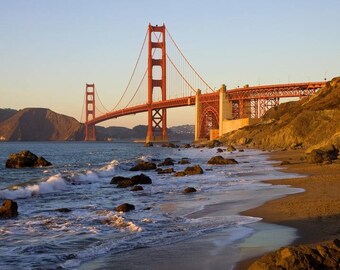 Set de table plastifié Etats-Unis Golden Gate de San Francisco