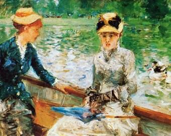 Set de table plastifié Berthe Morisot Jours d'été au lac de Boulogne