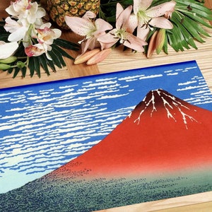 Set de table plastifié Hokusai Vue du Mont Fuji image 4