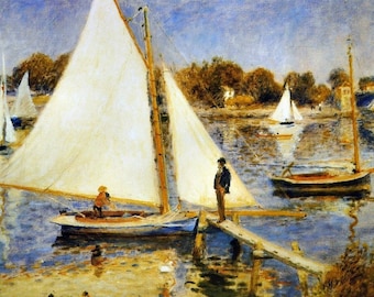 Laminated placemat Renoir "The Seine at Argenteuil"