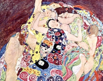 Original plastic placemat Klimt "Virgins"