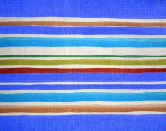 Laminated placemat blue stripes