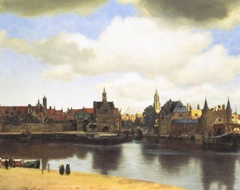 Laminated placemat Vermeer "View of Delft"