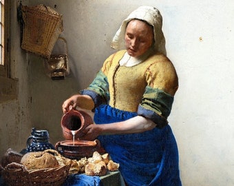 Laminated placemat Vermeer The Milkmaid