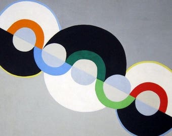 Laminated placemat Delaunay Endless Rhythm