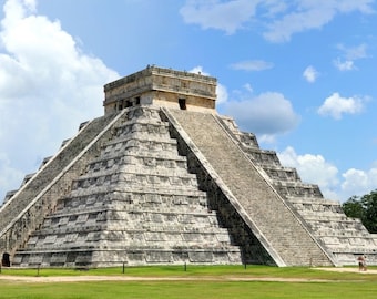 Laminated placemat Mexico Chichen Itza
