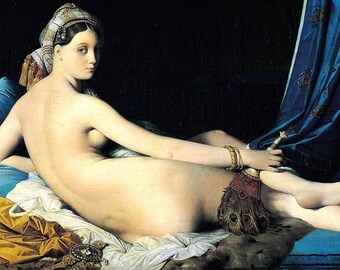 Laminated placemat Ingres The Great Odalisque