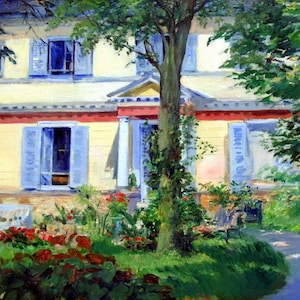 Tovaglietta laminata Manet La maison de Rueil