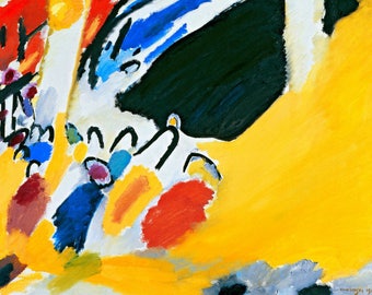 Laminated placemat Kandinsky Impression III Concert