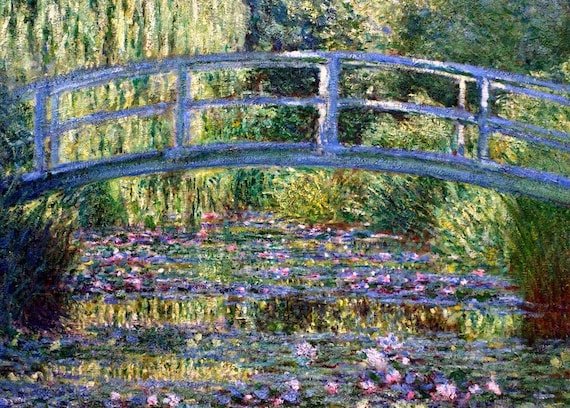 Monet Placemat A3 Sized Washable Table Decor Japanese Etsy