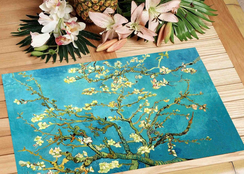 Set de table plastifié Van Gogh Amandier en fleurs image 1