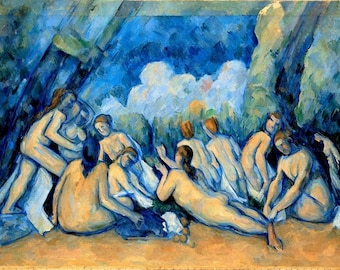 Laminated placemat Cezanne The Bathers
