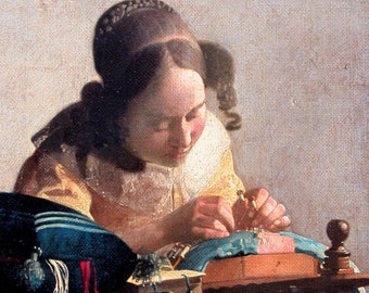 Laminated placemat Vermeer The Lacemaker