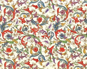 Laminated placemat floral pattern
