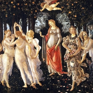 Laminated placemat Botticelli Primavera