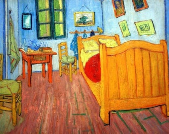 Original plastic placemat Van Gogh Bedroom at Arles