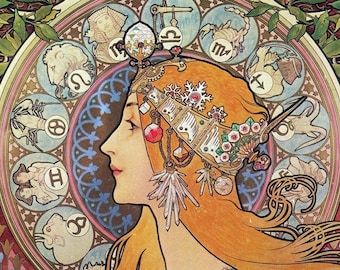 Laminated placemat Mucha number 1