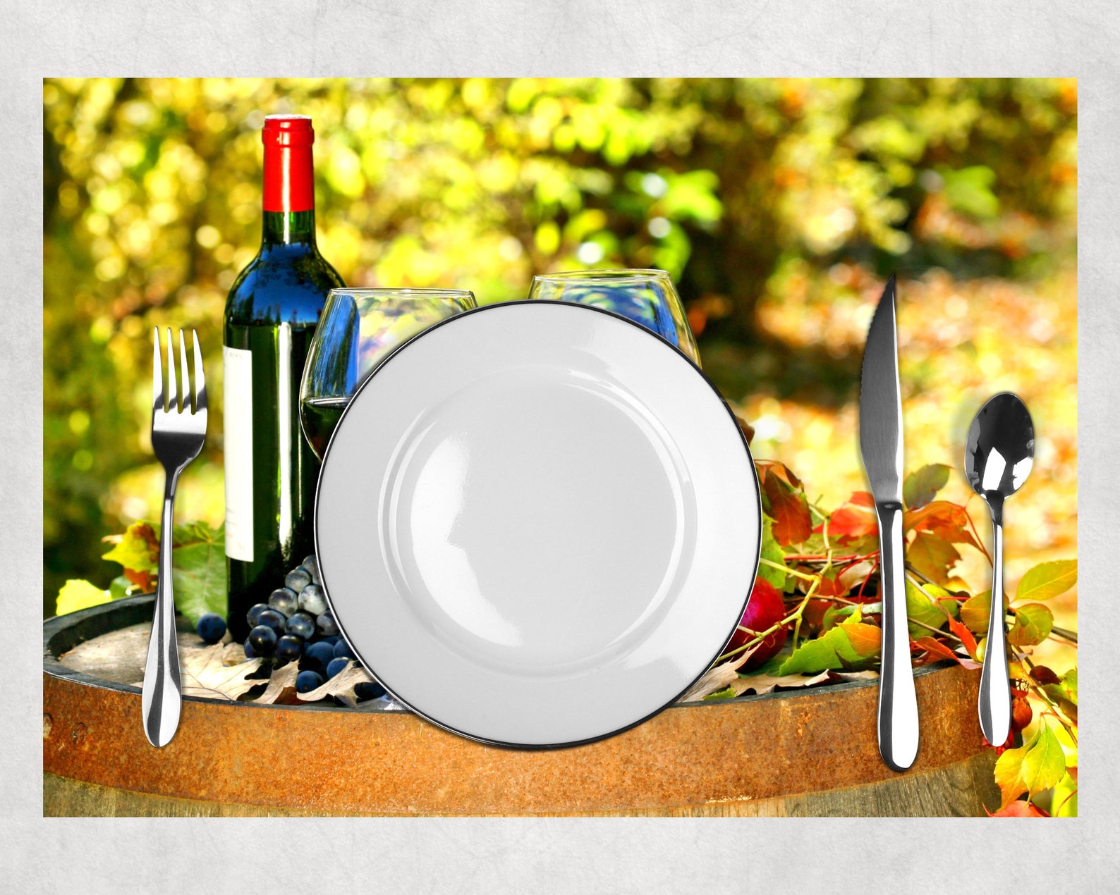 Wine Lover’s Plastic Placemat A3 Size Washable Table Decor - Etsy