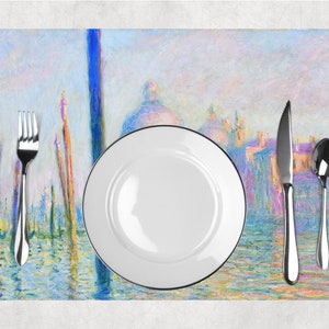 Set de table plastifié Monet Le Grand Canal image 4