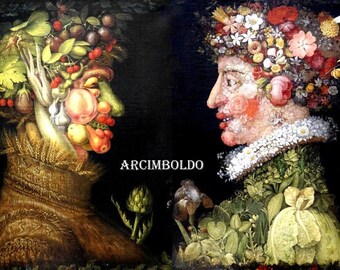 Laminated placemat Arcimboldo Seasons Spring Summer