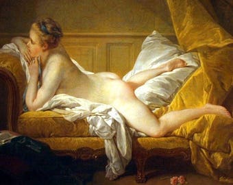 Laminated placemat Boucher Portrait of Marie-Louise O'Murphy
