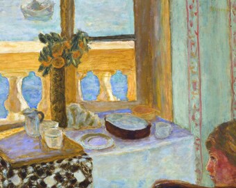 Laminated placemat Bonnard Interior at the Balcony