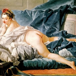 Laminated placemat Boucher The Brunette Odalisque