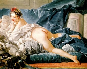 Laminated placemat Boucher The Brunette Odalisque