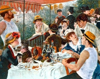 Laminated placemat Renoir "Luncheon of the Boating Party"