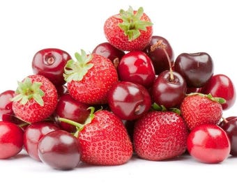 Plastic placemat summer fruits