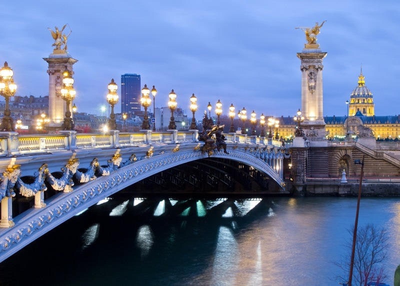 Affiche Pont Alexandre III  Lotza - Affiches de voyage