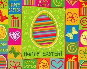 Laminated placemat happy Easter