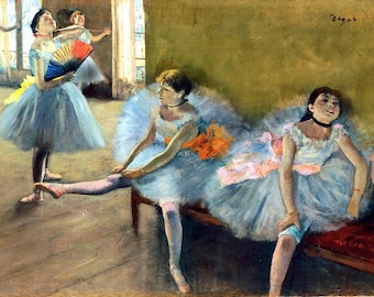 Laminated placemat Degas Dancers