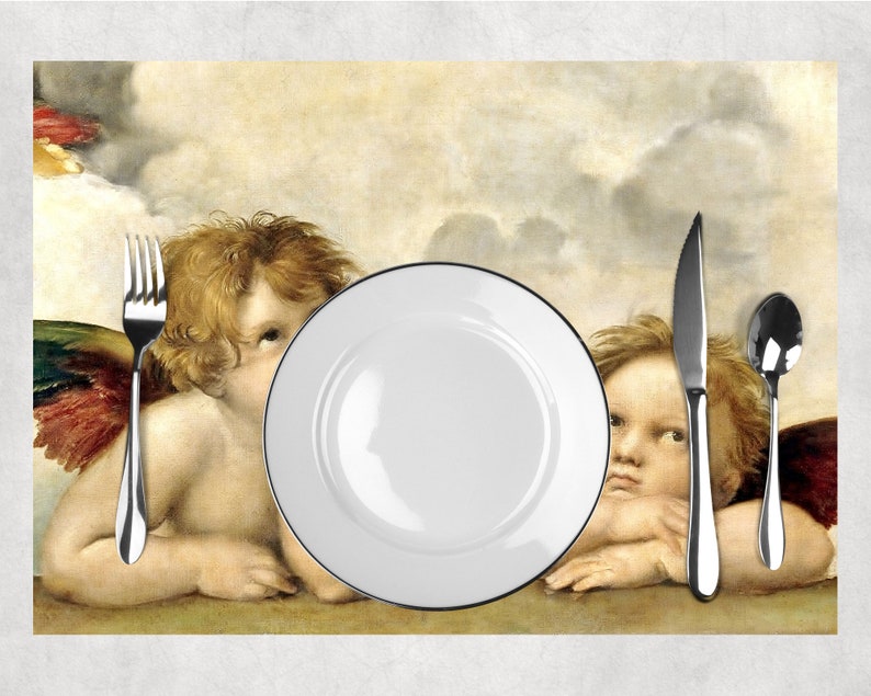 Laminated placemat Raphael Angels imagem 4