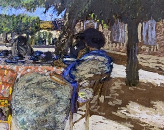 Laminated placemat Vuillard Augustins - Under the trees