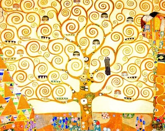 Original plastic placemat Klimt Tree of Life