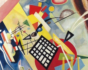 Laminated placemat Kandinsky Black frame