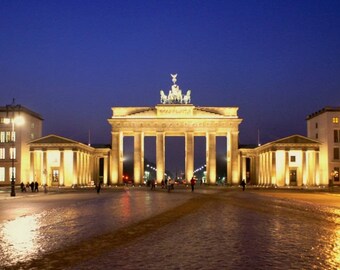 Laminated placemat Germany Berlin Brandenburg Gate
