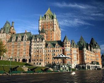 Laminated placemat Canada Quebec Castle Frontenac