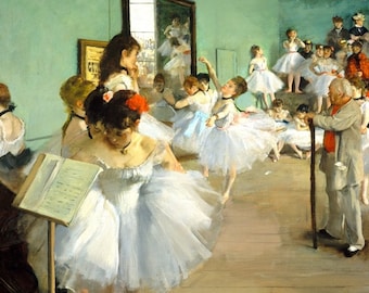 Laminated placemat Degas The Dance Class