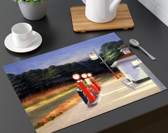 Original plastic placemat Hopper Gas