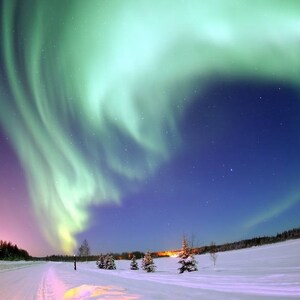 Tovaglietta plastificata Aurora Boreale