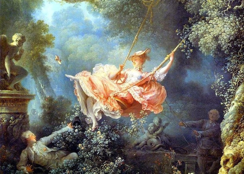 Laminated Placemat Fragonard The Happy Accidents Of The Swing
